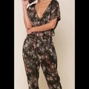 GB11 Raga Paint The Night Surplice Jumpsuit, S